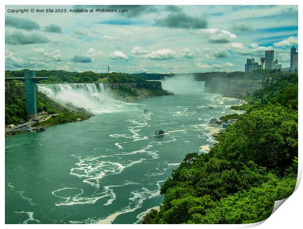 Niagara Falls  Print by Ron Ella