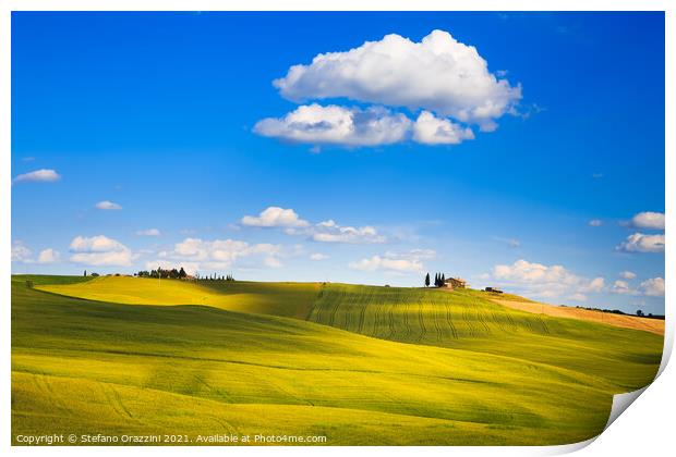 Surrealism in Tuscany Print by Stefano Orazzini