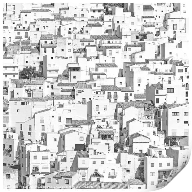 Andalusia White Houses Texture (2011) Print by Stefano Orazzini