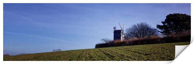 Hogg Hill Mill, Icklesham, East Sussex England Uk Print by John Gilham