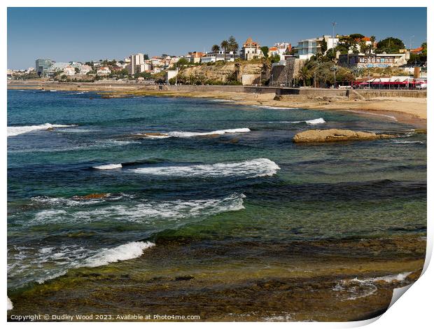 Cascais Bay 4 Print by Dudley Wood