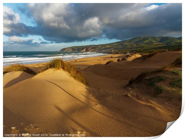 Guincho stormy 2 Print by Dudley Wood