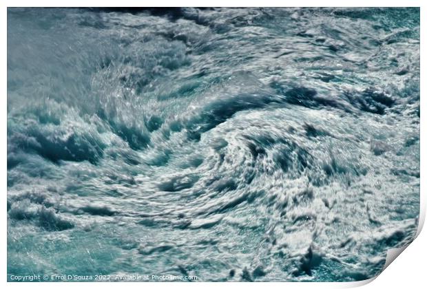 Sea Waves Motion Print by Errol D'Souza