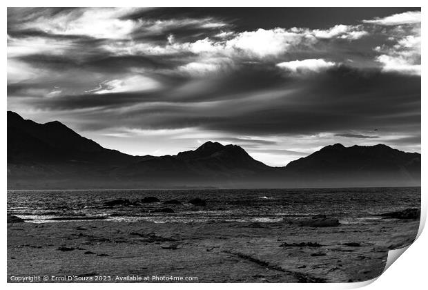 Kaikoura Ranges Print by Errol D'Souza