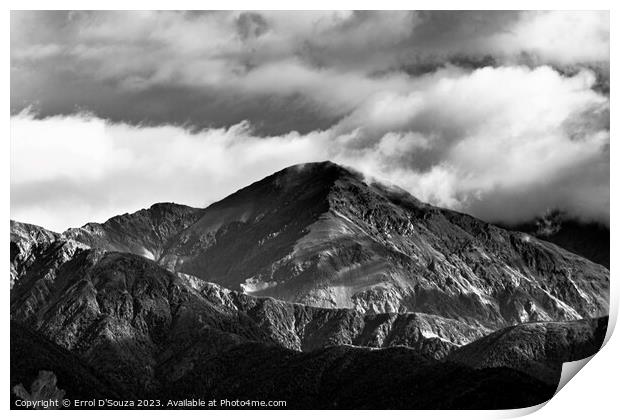 Kaikoura Ranges Print by Errol D'Souza