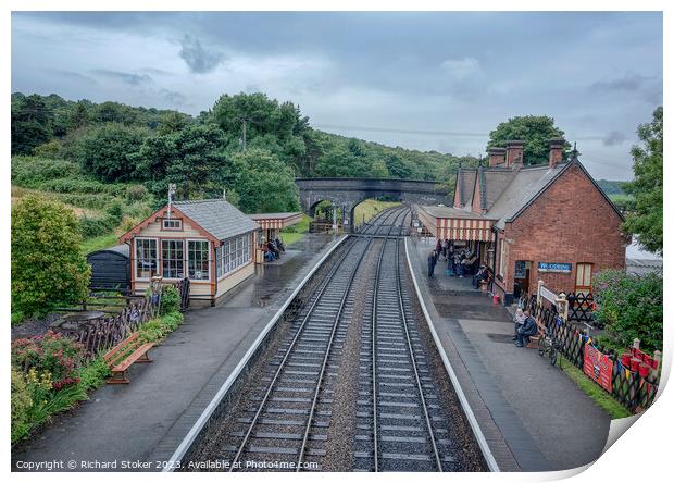 Weybourne Station Print by Richard Stoker