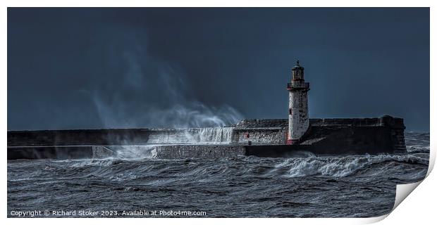 Storm Brewing Print by Richard Stoker