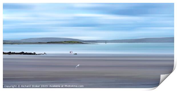 Peace On Galway Bay Print by Richard Stoker