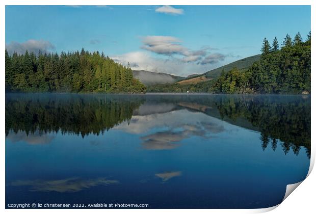 Loch Ard Print by liz christensen