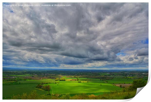 English countryside view  Print by Arion Espinola