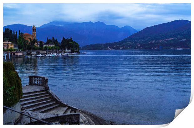 Peaceful Lake Maggiore, Italy. Print by Maggie Bajada