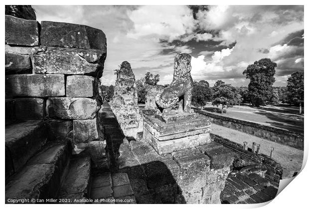 Angkor, Cambodia Print by Ian Miller