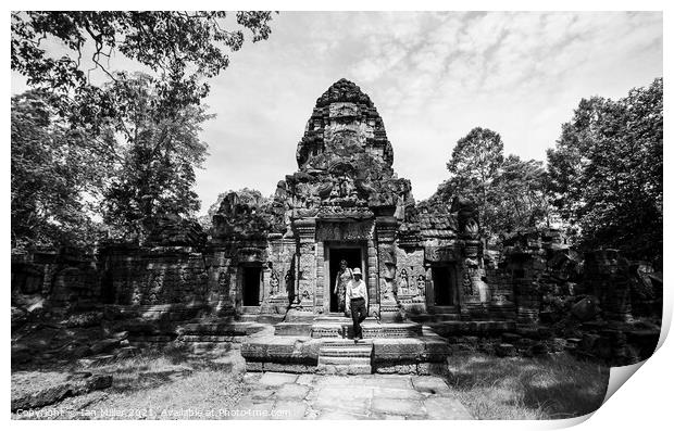 Around Angkor Print by Ian Miller