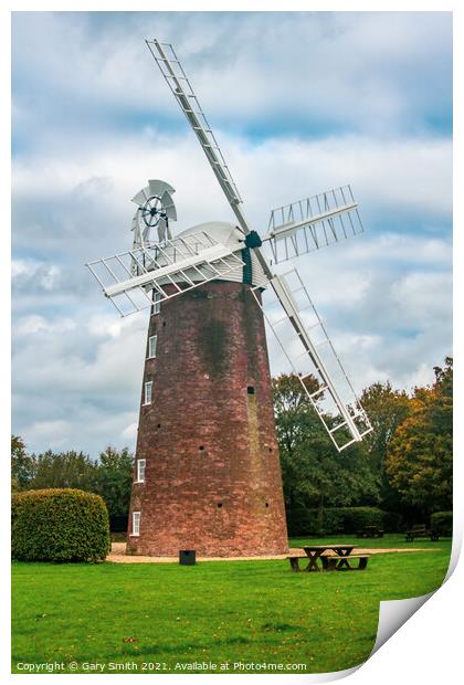 Dereham Windmill Print by GJS Photography Artist