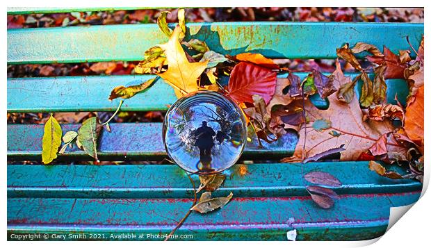 Picture in Picture of the Taker In Autumn Print by GJS Photography Artist