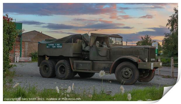 M19 Tank Transporter  Print by GJS Photography Artist
