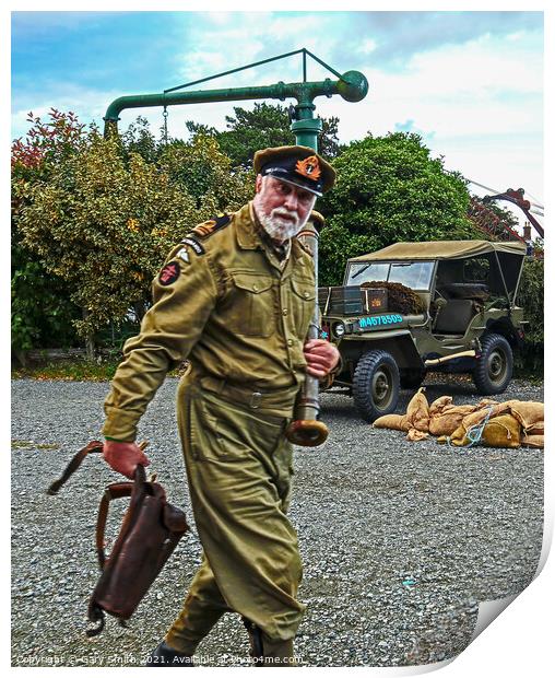 Captain Carrying Bazooka  Print by GJS Photography Artist