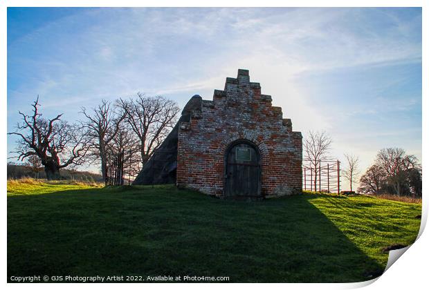 Ice House 1750-60 Print by GJS Photography Artist