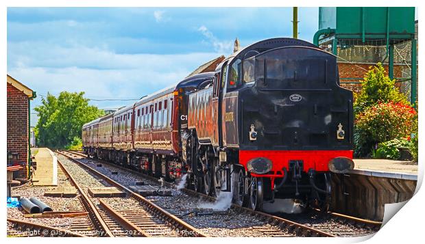 Loco letting out Steam Print by GJS Photography Artist