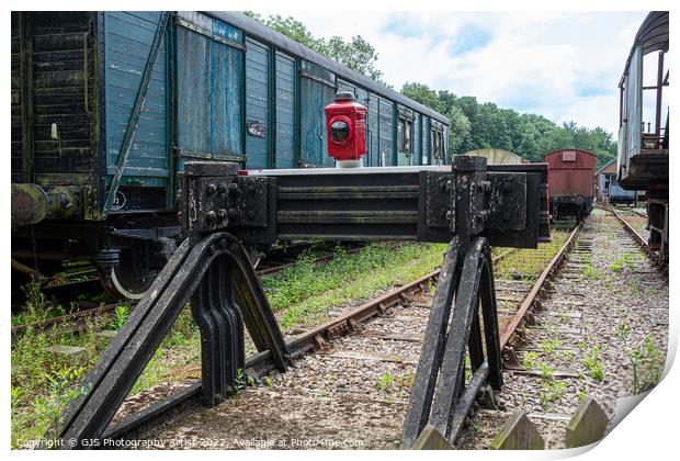 End of the Line Print by GJS Photography Artist