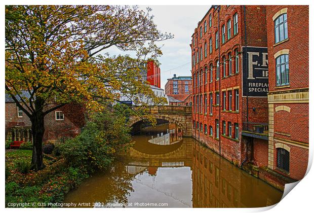 Reflections of Foss Print by GJS Photography Artist