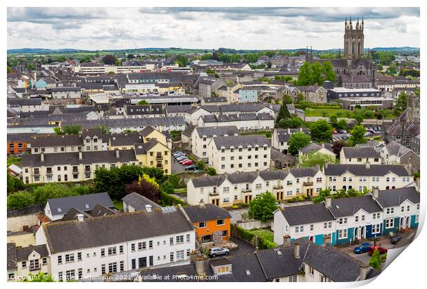 Kilkenny with St. Mary's Cathedral, Ireland Print by Christian Lademann