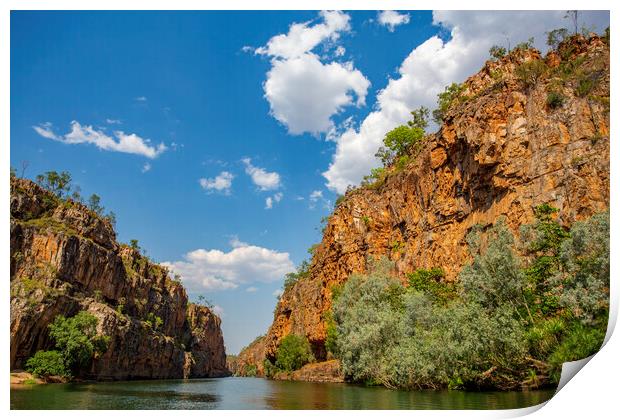 Nitmiluk (Katherine Gorge) National Park Print by Antonio Ribeiro