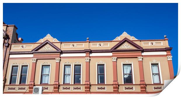Toowoomba Heritage-Listed Building in Russell Street Print by Antonio Ribeiro