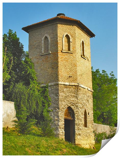 Watch Tower Print by Ferenc Kalmar
