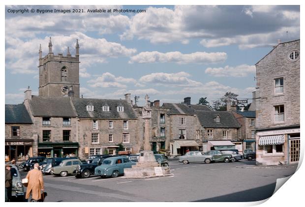 Stow on the Wold Cotswolds 1950s Print by Bygone Images