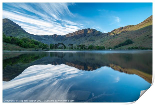 buttermere  Print by stephen cooper