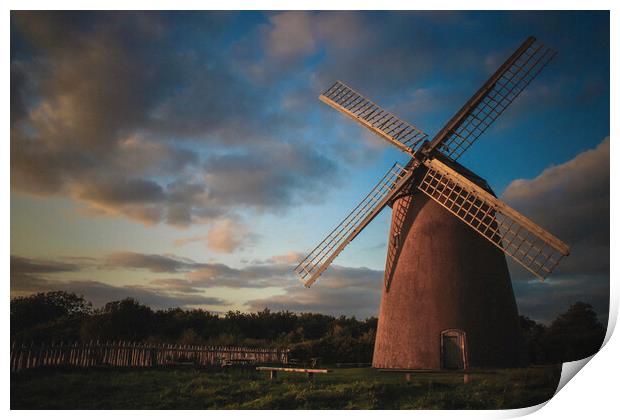 Bembridge Windmill Print by Jack Marsden