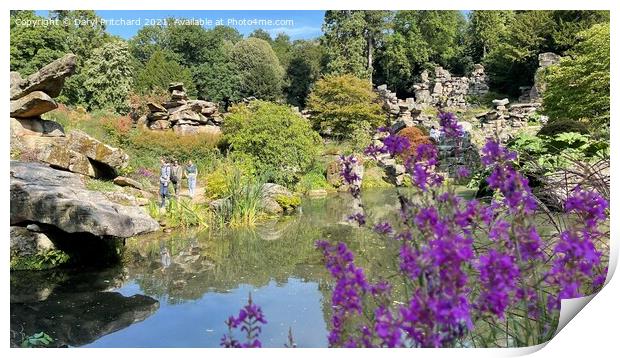 Chatsworth house gardens  Print by Daryl Pritchard videos