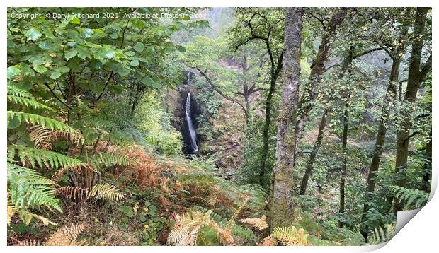 Aria force Lake District waterfall  Print by Daryl Pritchard videos