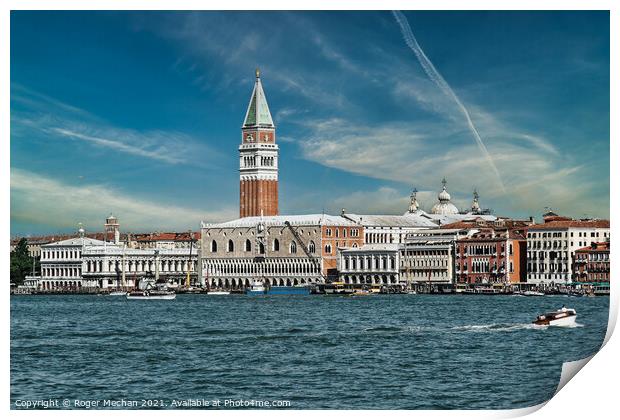 Enchanting Venice Lagoon Cruise Print by Roger Mechan