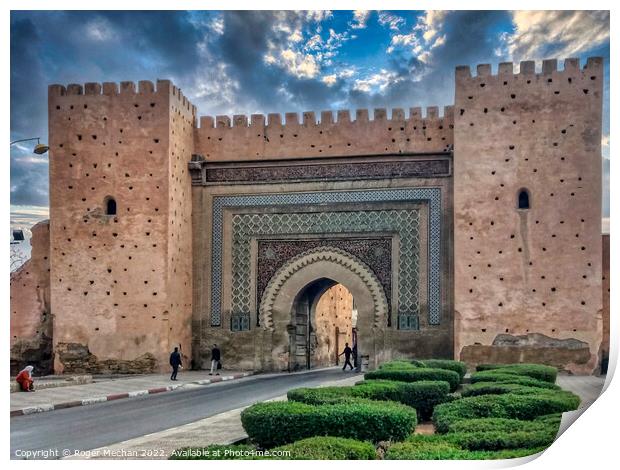 Regal Gateway to Meknes Print by Roger Mechan