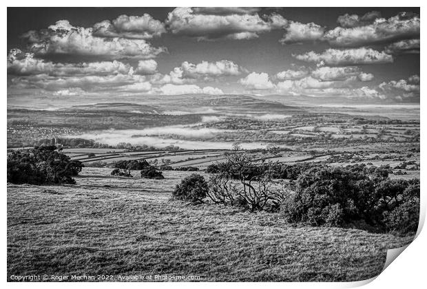 Enchanting Dartmoor Valley Print by Roger Mechan