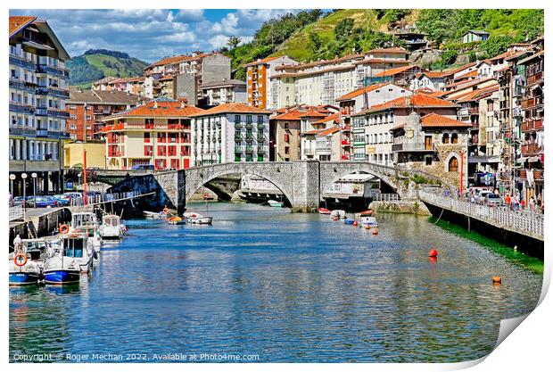 Serene Scene in Basque Country Print by Roger Mechan
