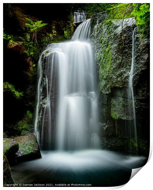 Lumsdale Fall Print by Damian Jackson