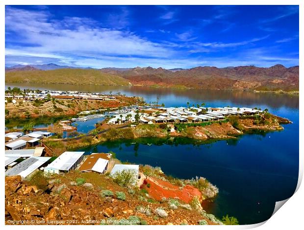 Havasu springs Print by tom harrison