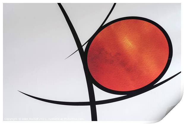 Abstract symbol Print by Giles Rocholl