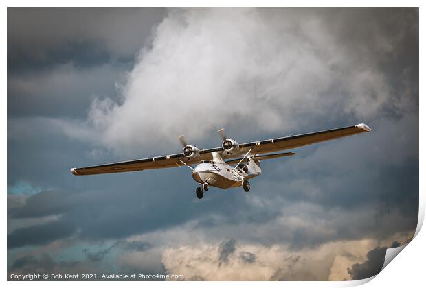 PBY Catalina Print by Bob Kent