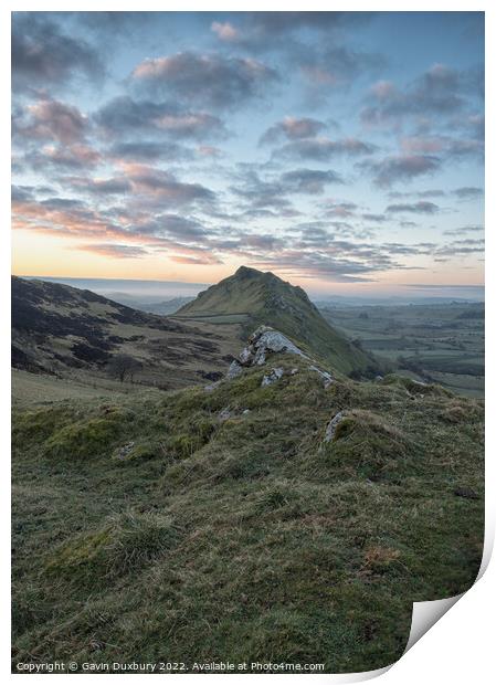 Chrome Hill Sunrise Print by Gavin Duxbury