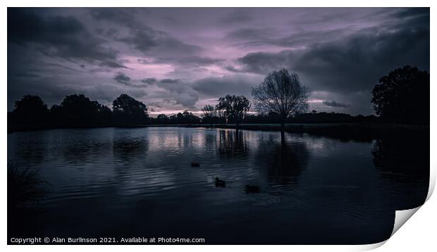 Sky cloud Print by Alan Burlinson