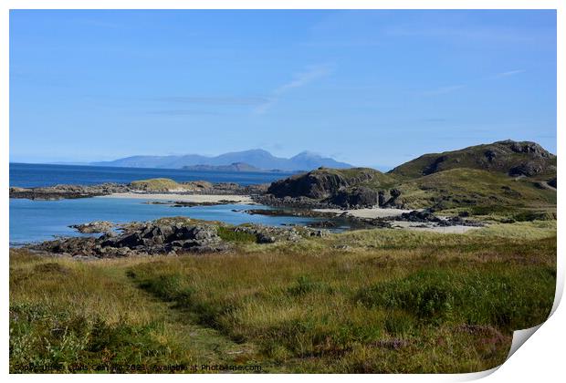 Bay Macneil Ardnamurchan Print by Louis Costello