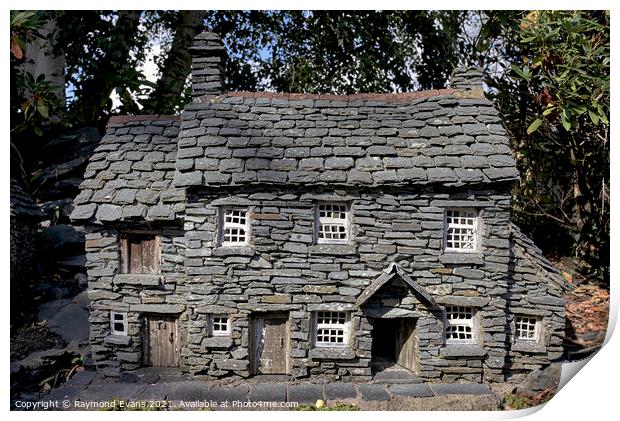 Model Village Cumbria UK Print by Raymond Evans