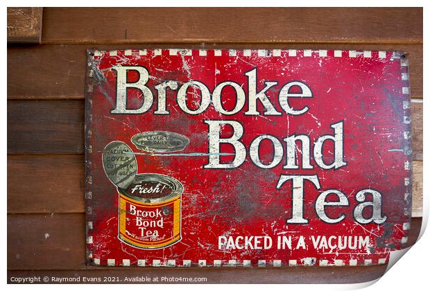 Brooke Bond Tea Print by Raymond Evans