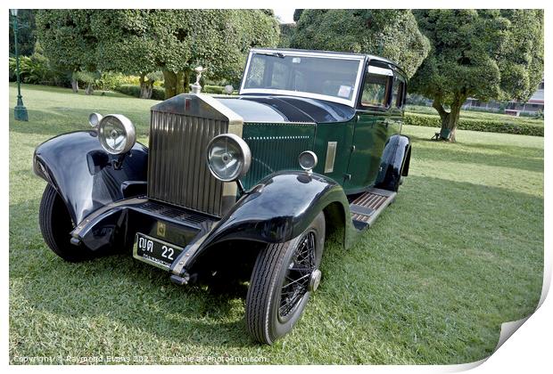 Rolls Royce Silver Ghost  Print by Raymond Evans