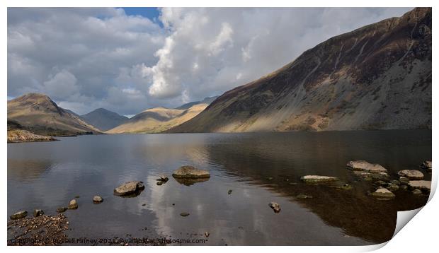 Lake District Cumbria Wastwater Print by Russell Finney