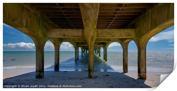 Boscombe Print by Stuart Wyatt